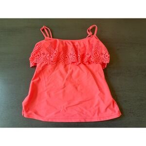 pink ARIZONA swimsuit top tankini size small